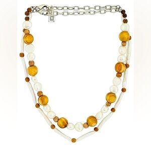 Dannijo Aqua Necklace Set Of Two New